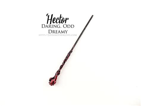Harry is a medieval english version of the name henry, ruler of the home. Hector Wand - Vine with Brushed Metallic Red, Skull and ...