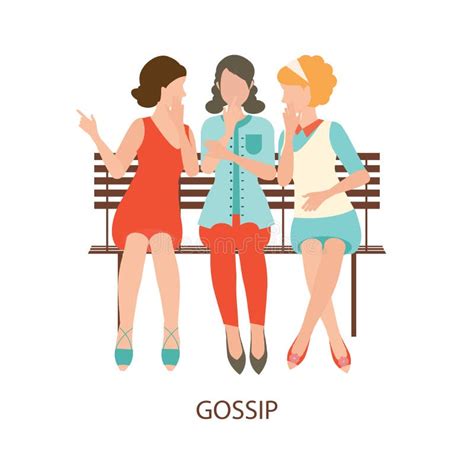 Cartoon Character Of Women Gossiping Stock Vector Image 70332422
