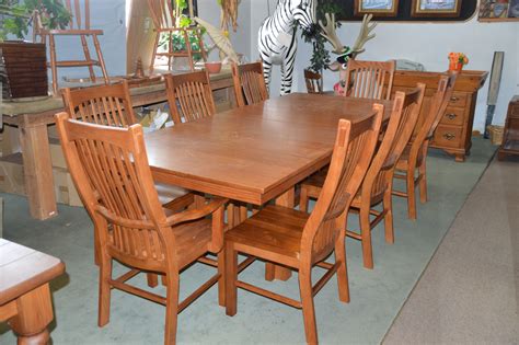 Dining room furniture (37) entertainment (33) living room furniture (76) mirrors (3) office furniture (12) refine by shape. Mission Oak Dining Table, 2 leaves and 8 chairs. | Dining ...