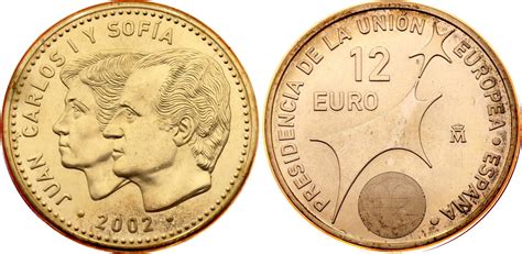 12 Euros Présidence De Lue 2002 Espagne Numista