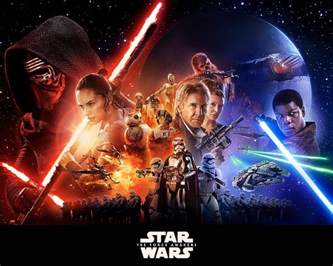Star Wars Force Awakens Sci Fi Disney Action Futuristic