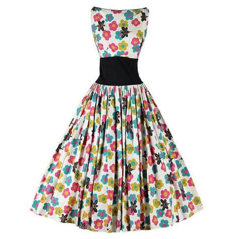 Colorful Vintage Dress Lovely
