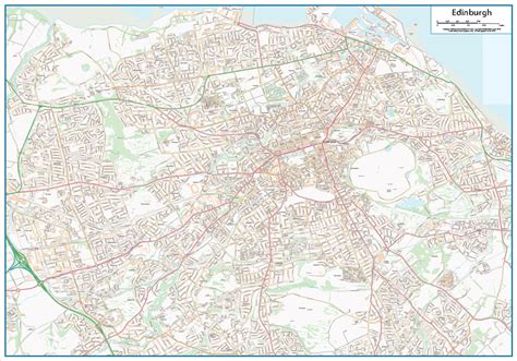 Edinburgh Street Map Cosmographics Ltd