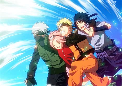 Friends Forever Frinds Sakura Freinds Naruto Wind Sasuke Animr