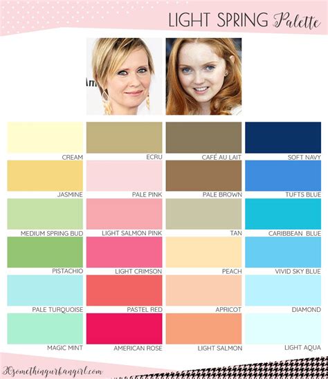 Light Spring Color Palette Discover The Perfect Colors For Your Wardrobe