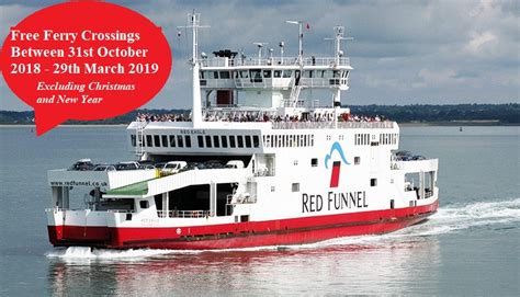 Red Funnel Ferry Offer 2018 The Wight Holiday Company