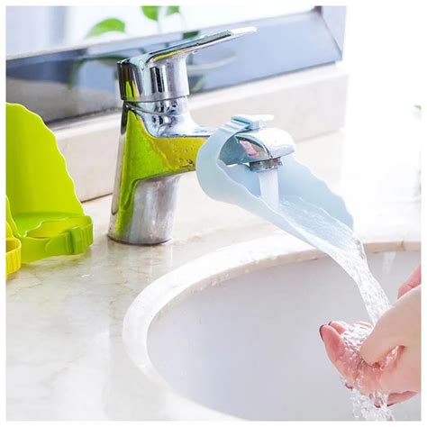 5pc Faucet Extender Sink Handle Extension Toddler Kid Bathroom Children