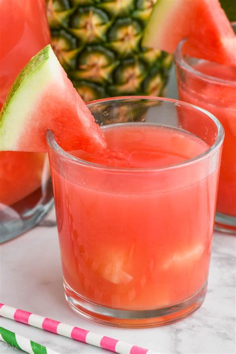 Watermelon Rum Punch Shake Drink Repeat