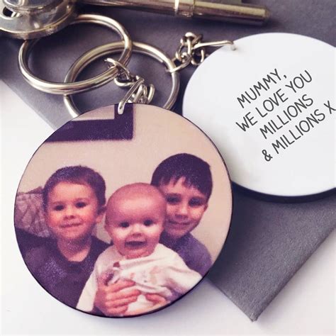 To tell your loved ones that are special to you, buy a personalized photo frame collage from us and make moments memorable. Mother's Day Personalised Photo Keyring By Sarah Hurley ...