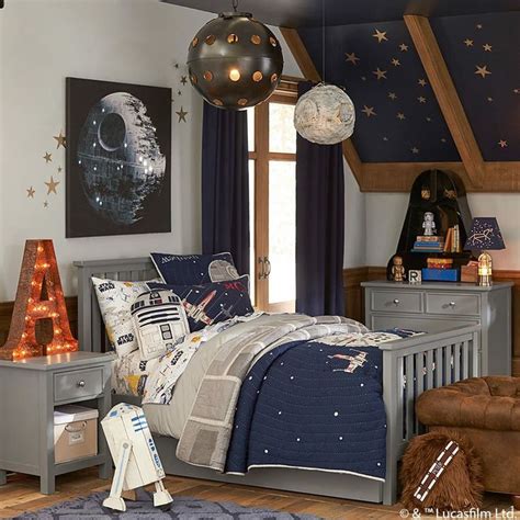 Small bedroom ideas for boys: Pottery barn kids Star Wars bedroom | Kids Room Ideas ...