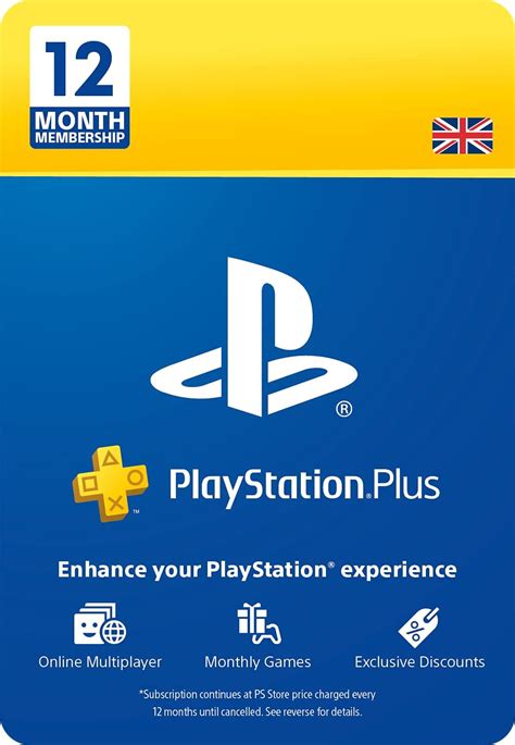 Playstation Plus 12 Month Membership Ps5ps4 Psn Download Code