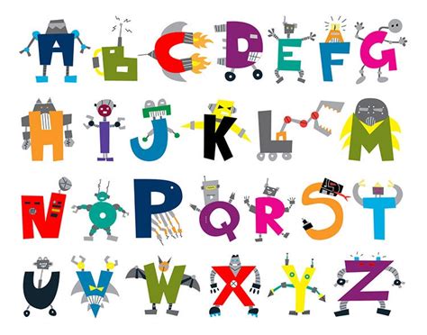 3,800 years of written history squeezed onto a delightful poster. 35+ Best Printable Alphabet Posters & Designs | Free ...