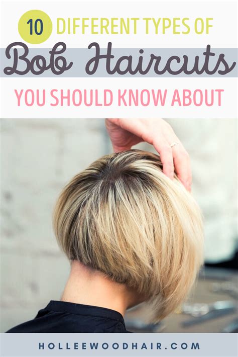 The bob hairstyle can have straight and classic lines, or it can be inverted with many angles. The Different Types of Bobs