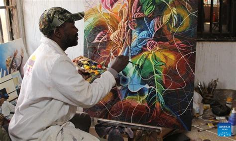 Ugandan Painter Uses Experience In China To Inspire Students Global Times