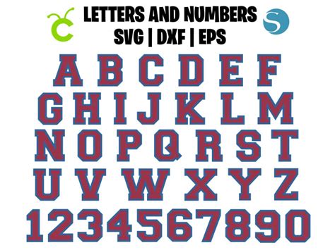 Varsity Font Svg College Font Svg Varsity Alphabet Svg Svg Cut Files