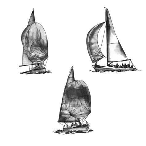 Top 73 Sailboat Sketch Best Vn