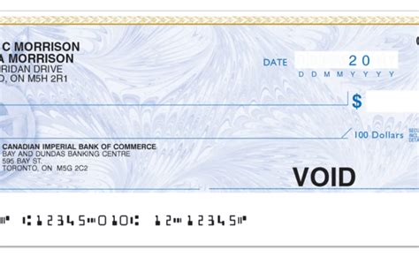 How To Read A Void Cheque Cibc Otosection