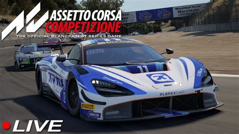 Assetto Corsa Competizione Laguna Seca And Kyalami NEW DLC Races Live