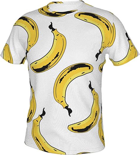 Bananas Mens Casual T Shirts Crew Neck Short Sleeve