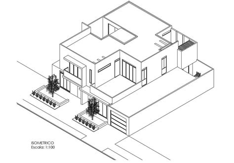 Autocad House Isometric Elevation Design Download Dwg Dwg File Cadbull