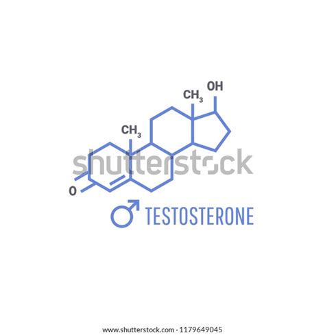 Image Vectorielle De Stock De Sex Hormones Molecular Formula