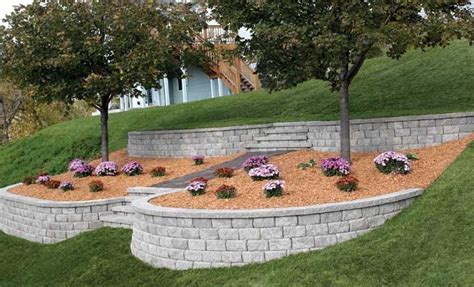 This is one of the most important steps in building a flower bed. Anchor™ Colorado Stone® Retaining Wall | Pavestone ...