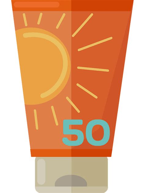 Sunscreen Clipart Clipartworld