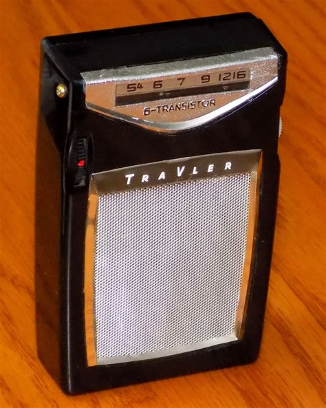 Vintage Trav Ler Transistor Radio Model Tr 610 Am Band 6 Transistors