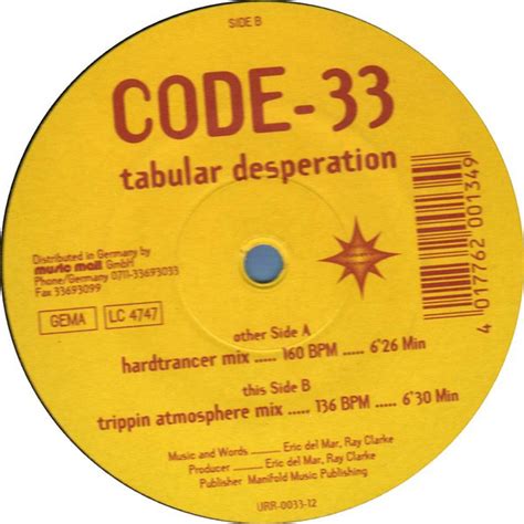 Code 33 Discography Discogs