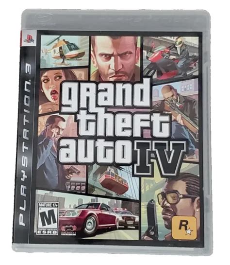 Grand Theft Auto Iv Gta 4 Ps3 Playstation 3 Ps3 Complete W Manual