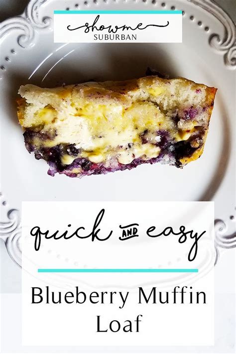 Whirl a fresh blueberry pulp into the filling and also over the finished cheesecake for a dual shot of delectable berry flavor. Quick and Easy Blueberry Muffin Loaf | Easy blueberry ...