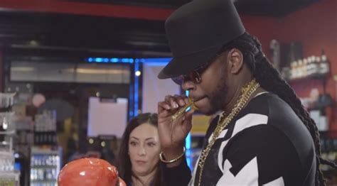 2 chainz gets stupidly high smoking a 24 karat gold joint packed with the world s most expensive