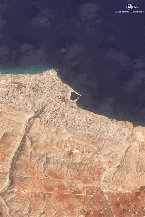 Derna Libya Flood Damage Heartbreaking New Before And After Satellite