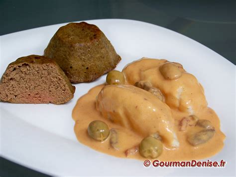 Sauce financière pour accompagner des quenelles et des flans de foie de