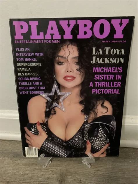 Playboy Magazine Issue March La Toya Jackson