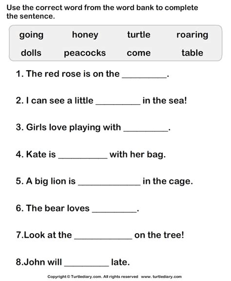 Correcting Sentences Worksheets Printable Word Searches