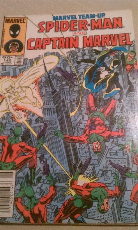 Marvel Comics 1984 142 Marvel Team Up Spider Mancaptain Marvel