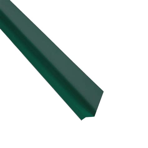 Metal Sales 125 In X 105 Ft Forest Green Steel Drip Edge Cap