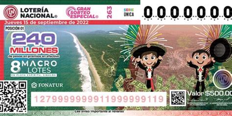 En Vivo Sigue Los Resultados Del Gran Sorteo Especial 263 De La Lotería Nacional