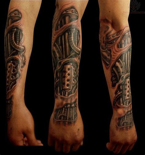 36 Mechanical Arm Tattoos With Meanings Tattooswin Unterarm Tattoo