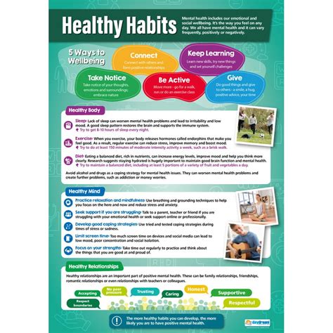Healthy Habits Poster Daydream Education