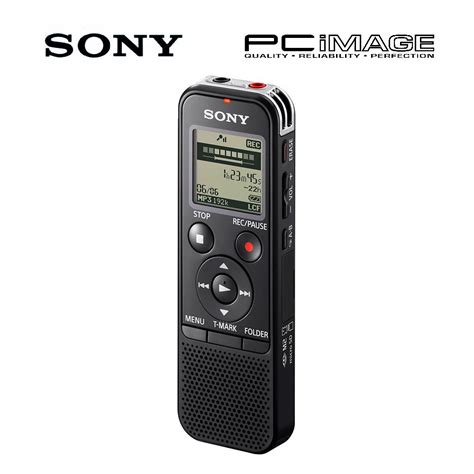 Sony Icd Px470 Digital Voice Recorder With Built In Usb Black Pc Image