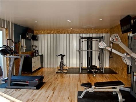 If these don't make you want to build one, we have no idea what will. Garage gym design ideas - cool home fitness ideas