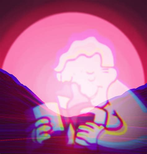 Recently Got Into Fallout And Made A Vaporwave Vault Boy Pfp Tell Me