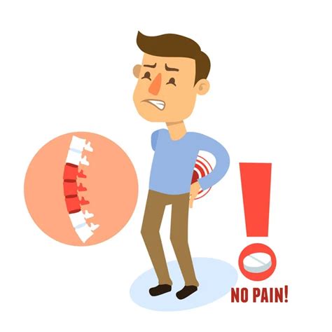 Back Pain Stock Vectors Royalty Free Back Pain Illustrations