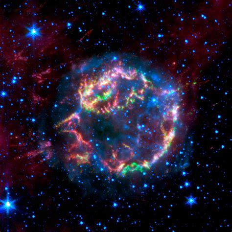 Space Images Lighting Up A Dead Stars Layers