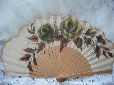 Hand Painted Spanish Fan Free Shipping By Txiquisan On Etsy 2700