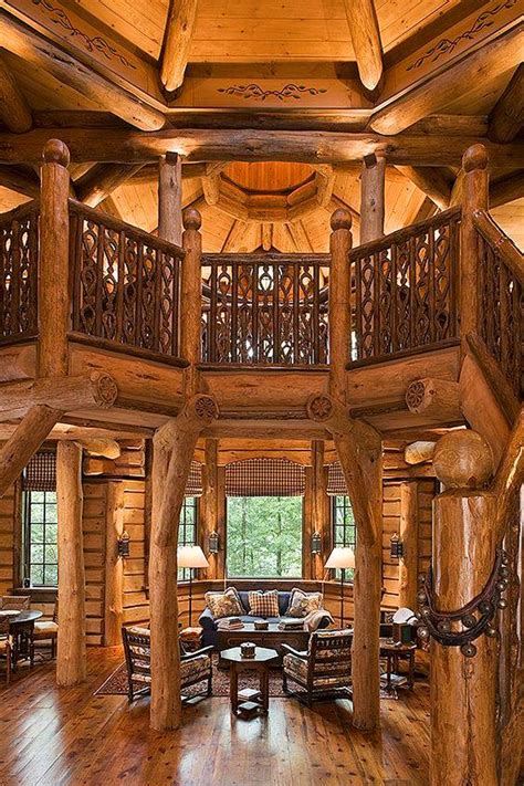 Amazing Log Cabin Interiors National Land Realty Blog