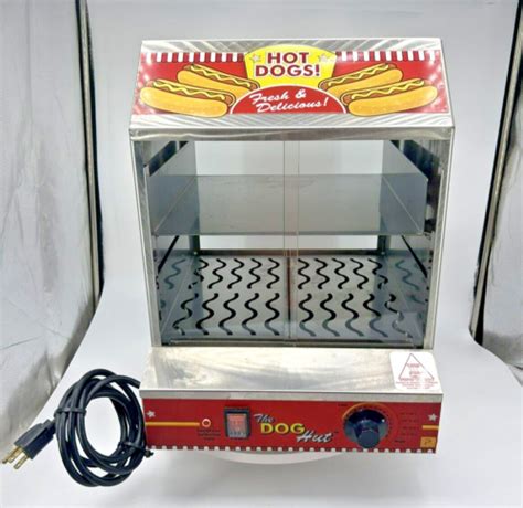 Paragon Model 8020 The Dog Hut Hot Dog Steamer Warmer Server Commercial