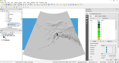 Styling Raster Layers Learn Qgis Fourth Edition Book